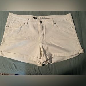 Used white shorts